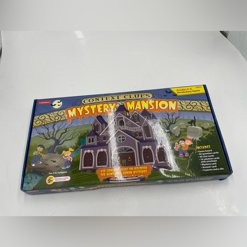 Lakeshore Learning Context Clues Mystery Mansion Game